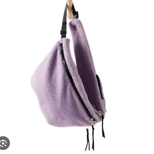 **NWT** Free People Movement Overachiever Sherpa Sling Bag, Lavender